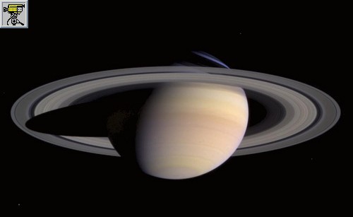 Saturno fotografato dalla Cassini e filmato in cui si vedono le variazioni di luminosit degli anelli al variare della loro inclinazione rispetto all'osservatore