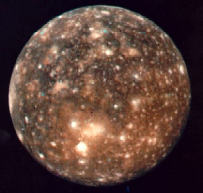 Foto di Callisto del Voyager 2