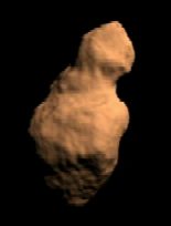 Immagine computerizzata dell'asteroide Toutatis