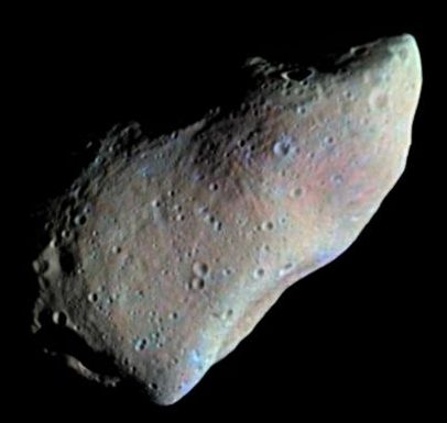 Mosaico delle foto effettuate dalla sonda Galileo di Gaspra