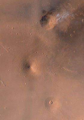 Foto dei vulcani dell'Elysium Planitia