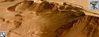 Foto 3D e filmato della scarpata sud-est dell'Olympus Mons ottenuti grazie alla sonda Mars Express