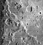 Foto della sonda Lunar Orbiter della Rupes Altai