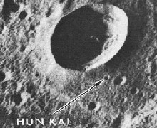 Foto della Mercury 10 del cratere Hun Kal