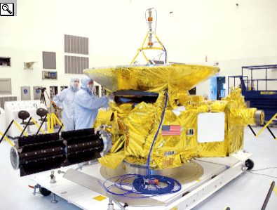 Foto della sonda prima della partenza