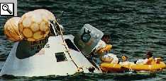 l'Apollo 7 dopo l'ammaraggio