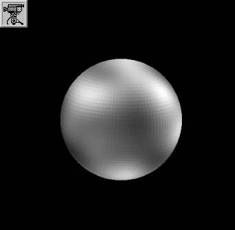 Modello e animazione computerizzati della superficie di Plutone